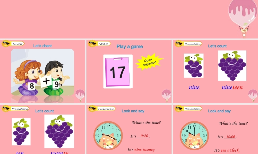 四年级英语上册 Unit 2 What’s your number（Lesson 11）教学课件 人教精通版-人教版小学四年级上册英语课件