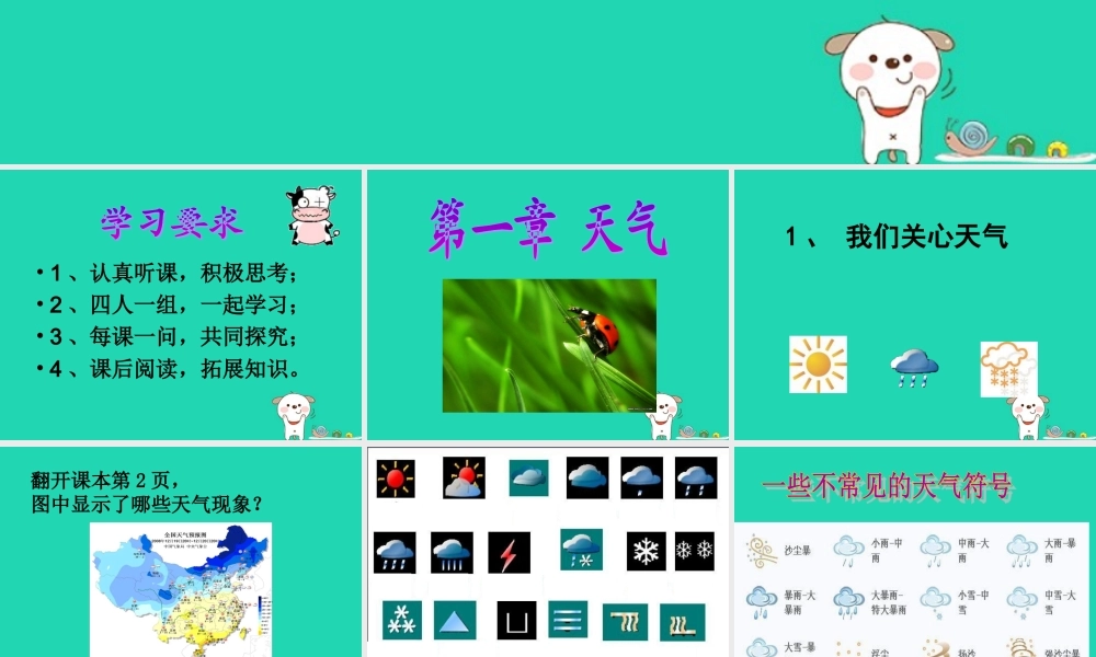 四年级科学上册 1.1我们关心天气课件2 教科版-教科版小学四年级上册自然科学课件