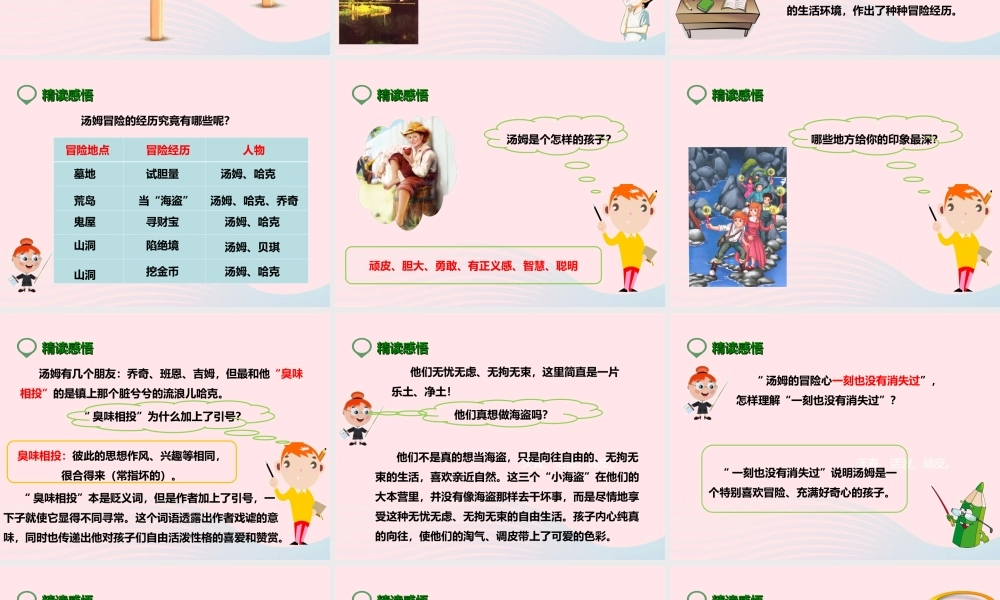 六年级语文下册 第四单元 17汤姆 索亚历险记课件 新人教版-新人教版小学六年级下册语文课件