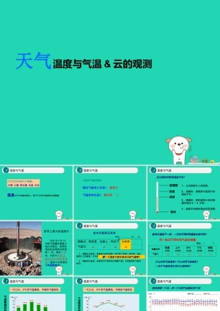 四年级科学上册 1.3 温度与气温课件 教科版-教科版小学四年级上册自然科学课件