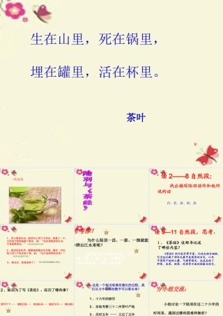六年级语文下册 第5单元 22 陆羽与《茶经》课件5 语文S版-语文S版小学六年级下册语文课件