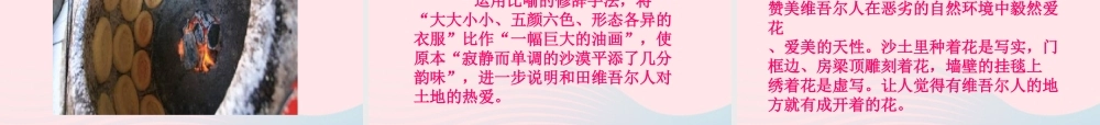 六年级语文下册 第二单元 9 和田的维吾尔课件3 新人教版-新人教版小学六年级下册语文课件