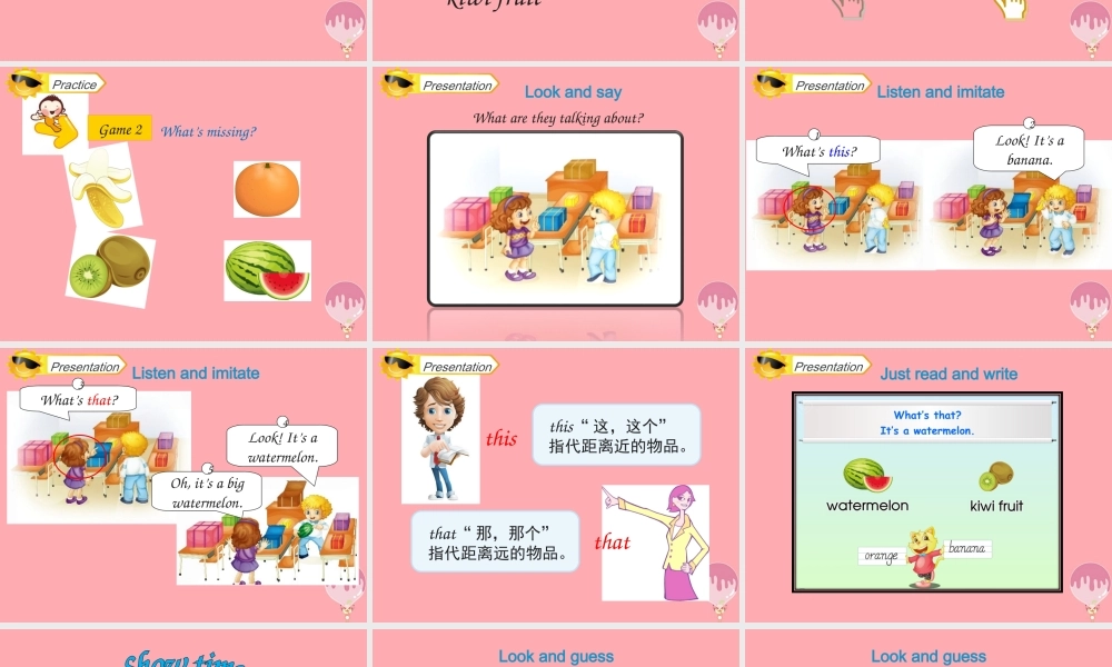 四年级英语上册 Unit 3 It’s a pineapple（Lesson 14）教学课件 人教精通版-人教版小学四年级上册英语课件