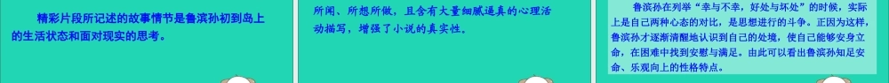六年级语文下册 第四组 16《鲁滨孙漂流记》教学课件 新人教版-新人教版小学六年级下册语文课件