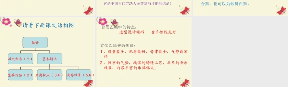 六年级语文下册 第5单元 24《编钟》课件7 语文S版-语文S版小学六年级下册语文课件