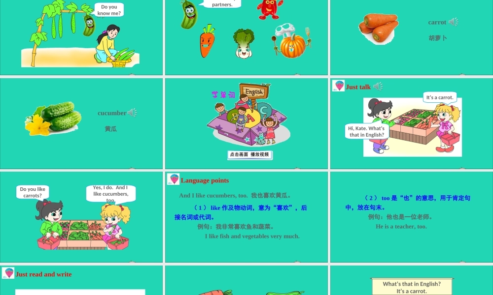 四年级英语上册 Unit 3 It's a pineapple Lesson 16课件+素材 人教精通版（三起）