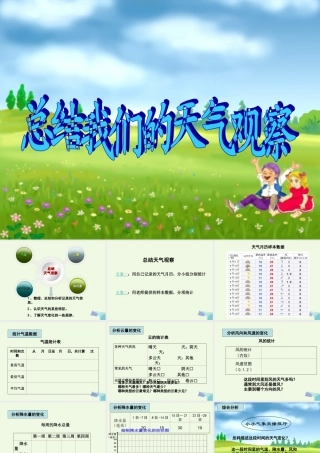 四年级科学上册 1.7 总结我们的天气观察课件2 教科版-教科版小学四年级上册自然科学课件