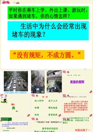 六年级语文下册 第2单元 9《美丽的规则》课件1 语文S版-语文S版小学六年级下册语文课件