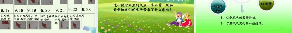 四年级科学上册 1.7 总结我们的天气观察课件4 教科版-教科版小学四年级上册自然科学课件