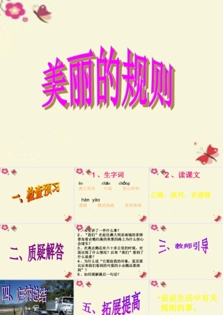 六年级语文下册 第2单元 9《美丽的规则》课件9 语文S版-语文S版小学六年级下册语文课件