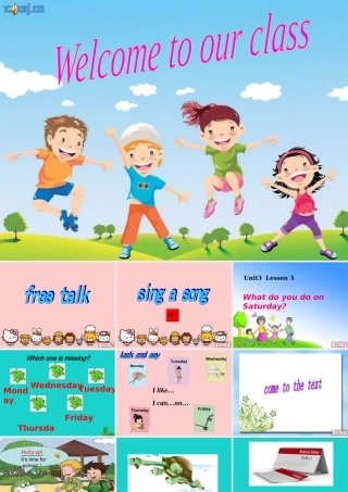 四年级英语上册 Unit 3 Lesson 3 What do you do on Saturday课件1 鲁科版-鲁科版小学四年级上册英语课件