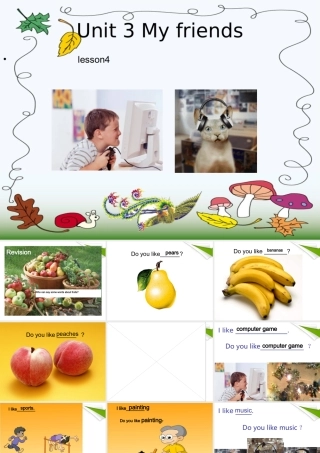 四年级英语上册 Unit 3 lesson4课件 人教版PEP