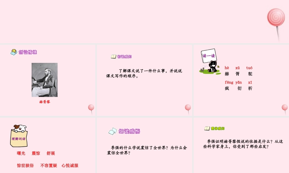 六年级语文下册 第三单元 第9课《恐龙在我们头上飞》课件 西师大版-西师大版小学六年级下册语文课件