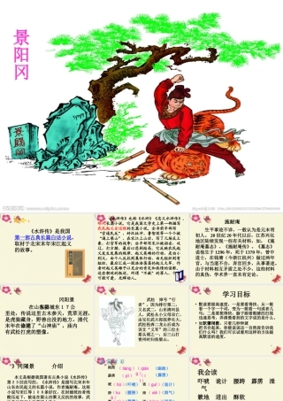 六年级语文下册 第7单元 17《景阳冈》课件4 语文A版-语文A版小学六年级下册语文课件