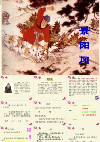 六年级语文下册 第7单元 17《景阳冈》课件7 语文A版-语文A版小学六年级下册语文课件