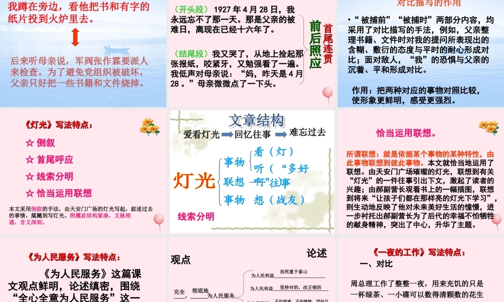 六年级语文下册 第三单元 回顾 拓展三课堂教学课件1 新人教版-新人教版小学六年级下册语文课件