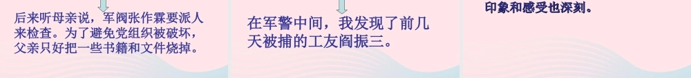 六年级语文下册 第三单元 前的回忆课件 新人教版-新人教级下册语文课件