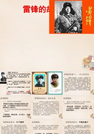 六年级语文下册《雷锋的故事长》课件1 长春版-长春版小学六年级下册语文课件