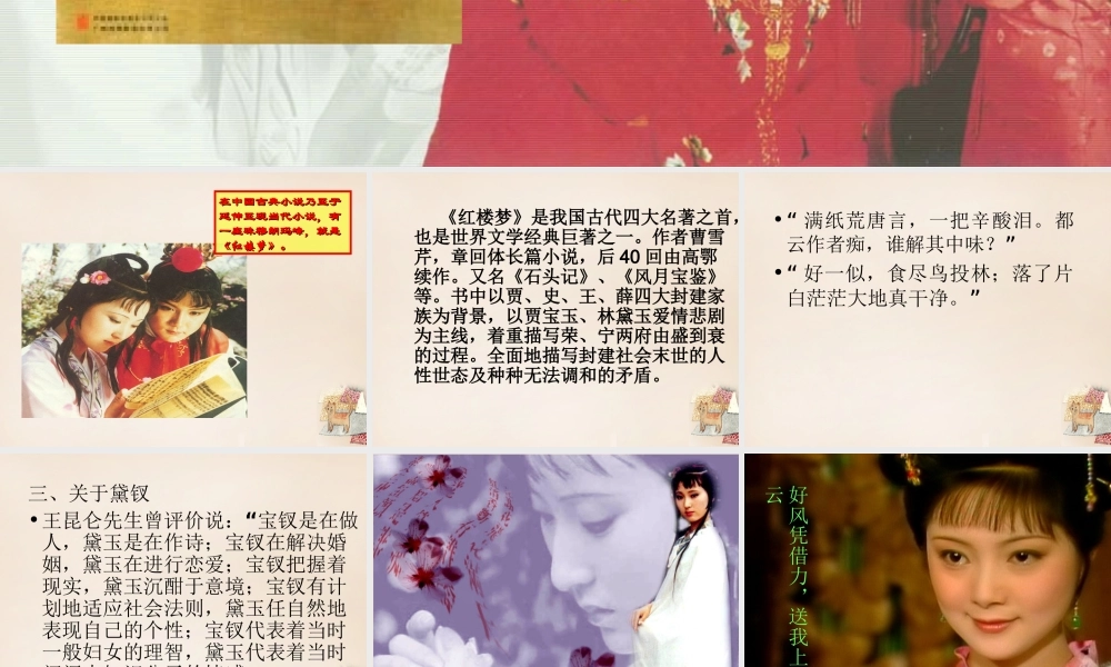 六年级语文下册《刘姥姥二进荣国府（节选）》课件2 长春版-长春版小学六年级下册语文课件