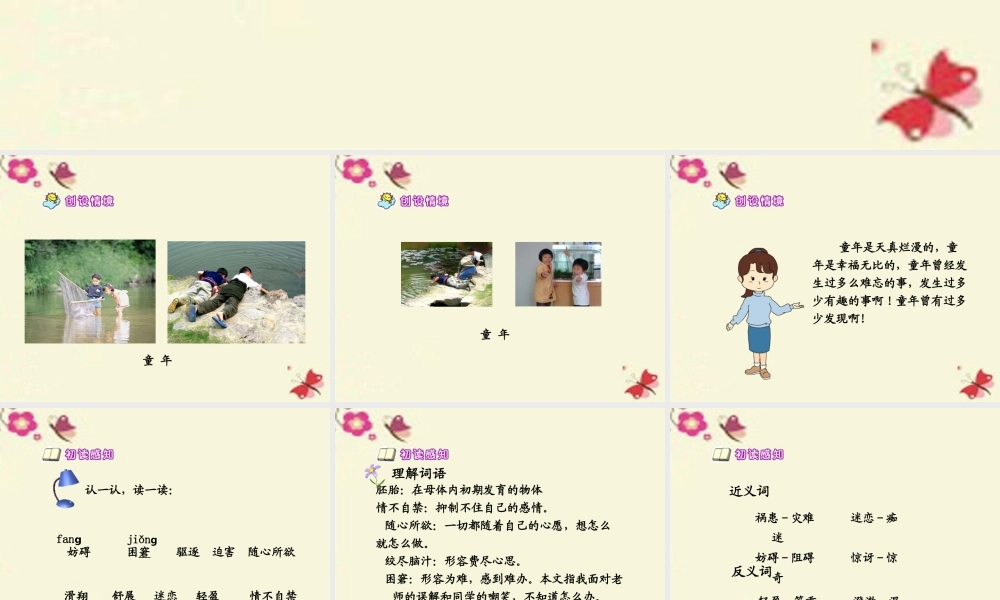 六年级语文下册 第3单元 14《童年的发现》课件4 语文S版-语文S版小学六年级下册语文课件