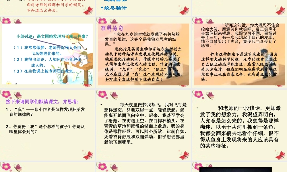 六年级语文下册 第3单元 选的发现》课件3 语文A版-语文A级下册语文课件