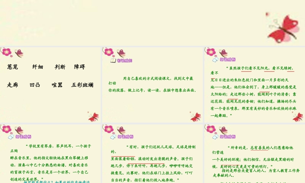 六年级语文下册 第4单元 11《指尖的世界》课件5 语文A版-语文A版小学六年级下册语文课件