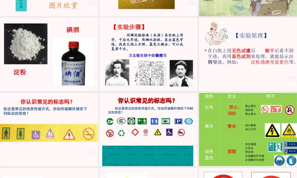 四年级科学上册 4.2 书信和标志牌课件2 湘教版-湘教版小学四年级上册自然科学课件