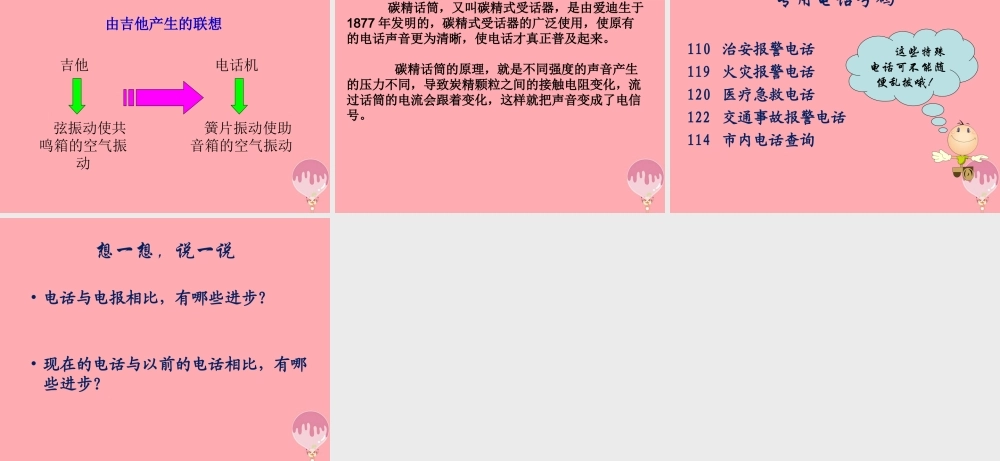 四年级科学上册 4.3 电报与电话课件1 湘教版-湘教版小学四年级上册自然科学课件