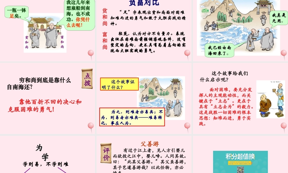 六年级语文下册《为学》教学课件（详细解读）