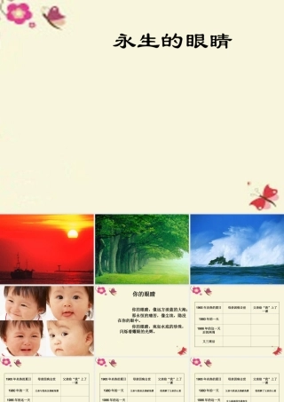 六年级语文下册 第4单元 18《永生的眼睛》课件6 语文S版-语文S版小学六年级下册语文课件