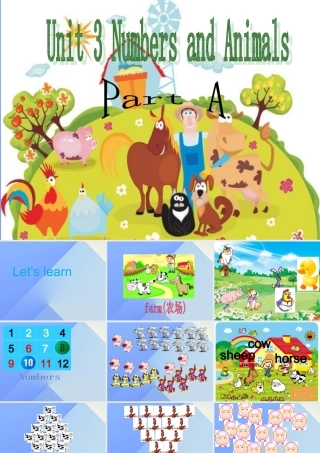 四年级英语上册 Unit 3 Numbers and animals Part A课件2 （新版）闽教版-闽教版小学四年级上册英语课件