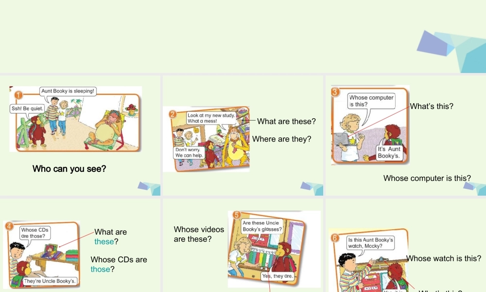 四年级英语上册 Unit 3 Uncle Booky’s Study课件1 北师大版（三起）-北师大版小学四年级上册英语课件