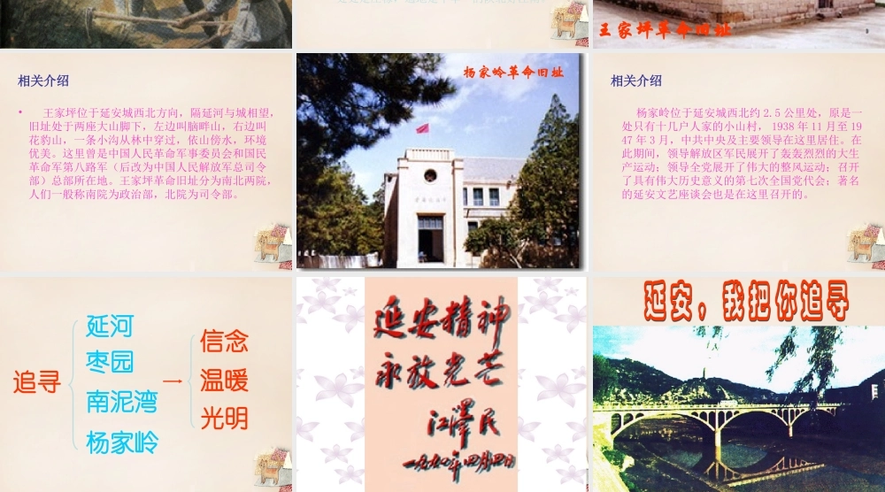 六年级语文下册《延安，我把你追寻》课件2 长春版-长春版小学六年级下册语文课件