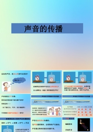 四年级科学上册 声音 5声音的传播课件 教科版-教科版小学四年级上册自然科学课件