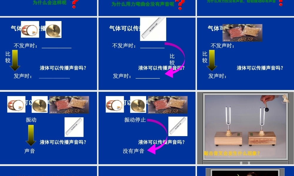 四年级科学上册 声音是怎样产生的课件 教科版