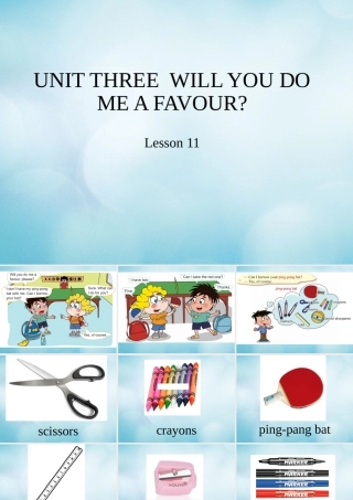 四年级英语上册 Unit 3 Will you do me a favour Lesson 11课件 北京课改版-北京课改版小学四年级上册英语课件