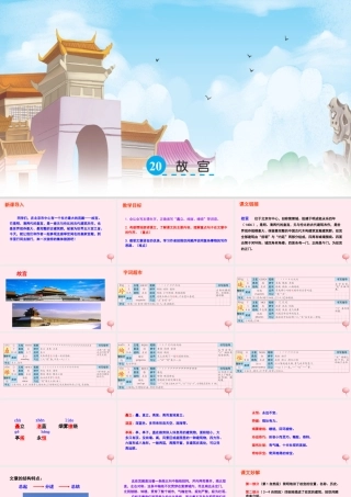 六年级语文下册 第五单元 20 故宫课件 语文S版-语文S版小学六年级下册语文课件