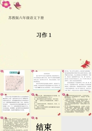 六年级语文下册 习趣事》课件4 苏教版-苏教级下册语文课件