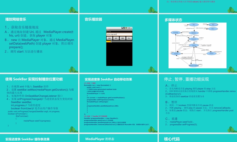 四年级信息技术上册 第9课 媒体播放器课件1 冀教版-冀教版小学四年级上册信息技术课件