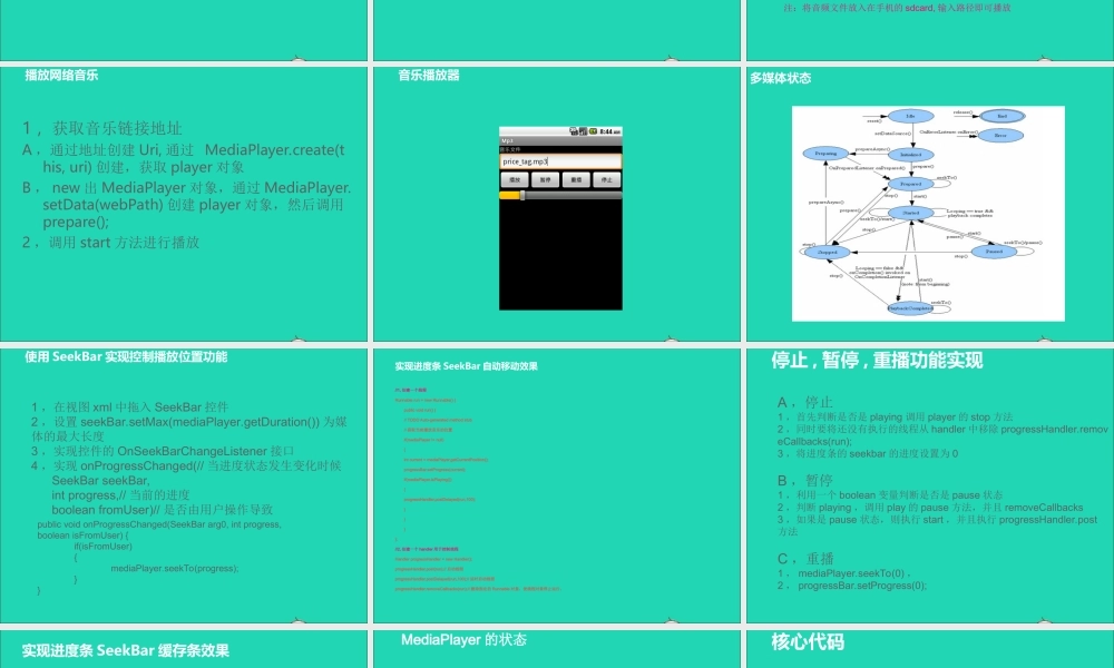 四年级信息技术上册 第9课《媒体播放器》课件1 冀教版-冀教版小学四年级上册信息技术课件