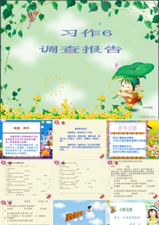 六年级语文下册 习作六《调查报告》课件5 苏教版-苏教版小学六年级下册语文课件