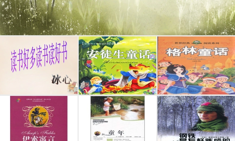 六年级语文下册《走进外国名著》课件2 长春版-长春版小学六年级下册语文课件