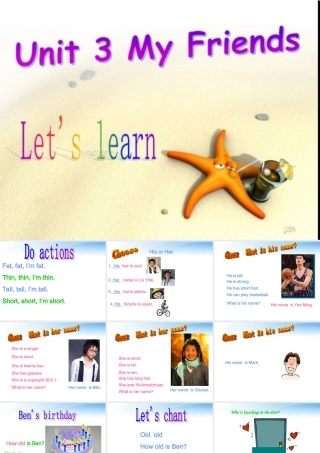 四年级英语上册 Unit 3课件 人教版PEP