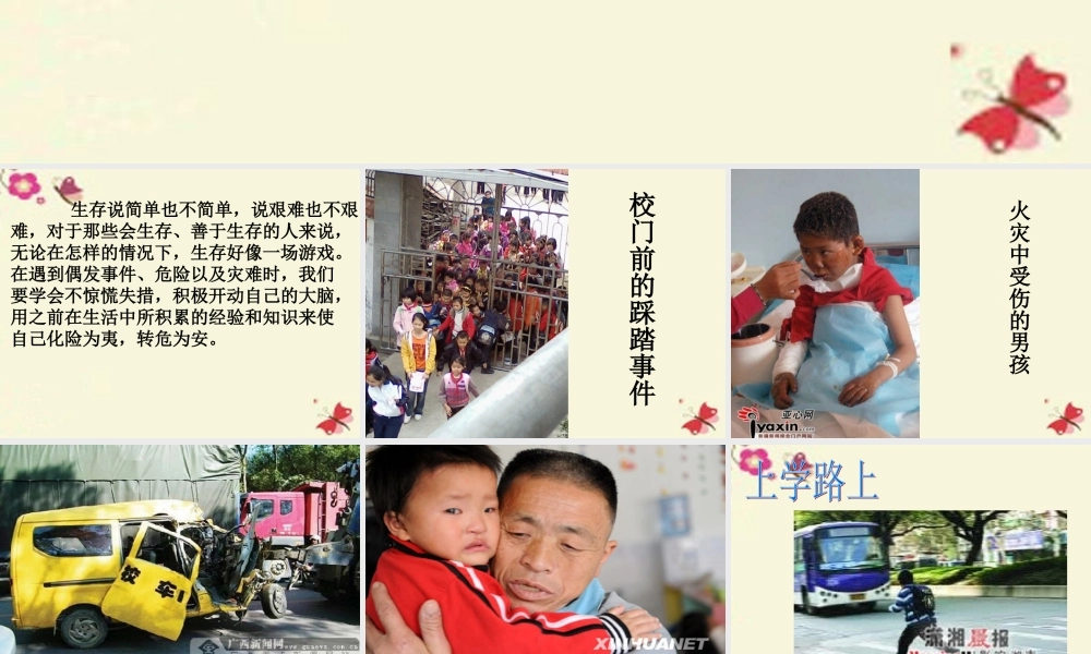 六年级语文下册 习作四《学会生存》课件3 新人教版-新人教版小学六年级下册语文课件