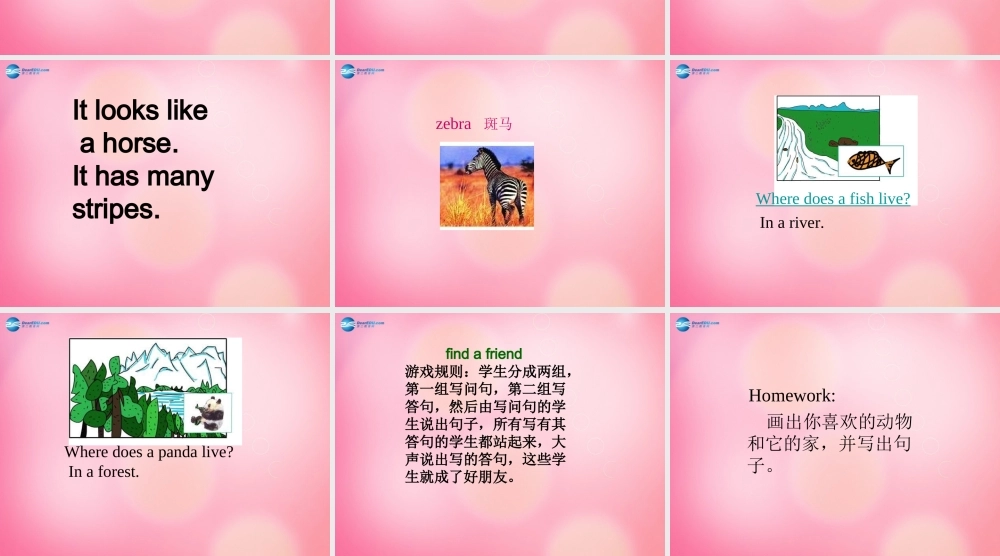 四年级英语上册 Unit 4 Animals at the Zoo lessson29 Where do they live课件 冀教版（三起）-冀教版小学四年级上册英语课件