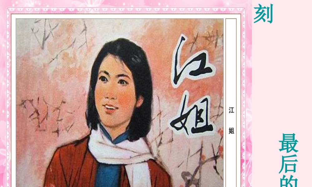 六年级语文下册《最后的时刻》教学课件（简要参考）