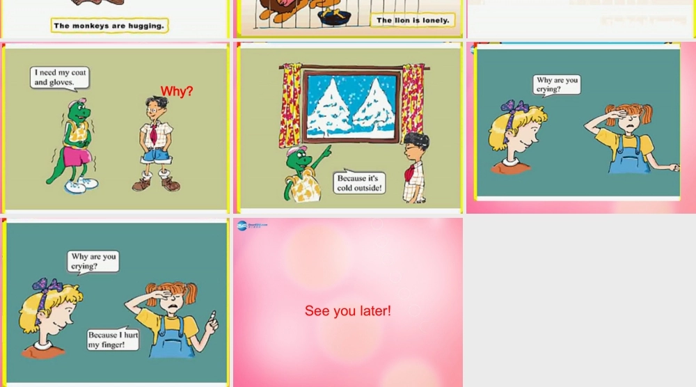 四年级英语上册 Unit 4 Animals at the Zoo lessson31 The lonely lion课件 冀教版（三起）-冀教版小学四年级上册英语课件