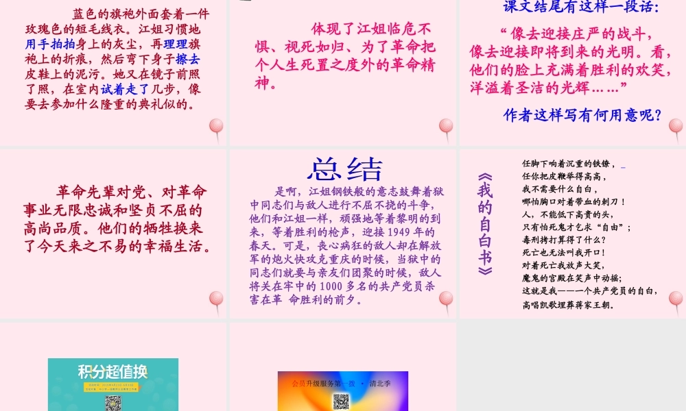 六年级语文下册《最后的时刻》教学课件（详细讲解）