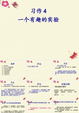 六年级语文下册 习作四《一个有趣的实验》课件6 苏教版-苏教版小学六年级下册语文课件