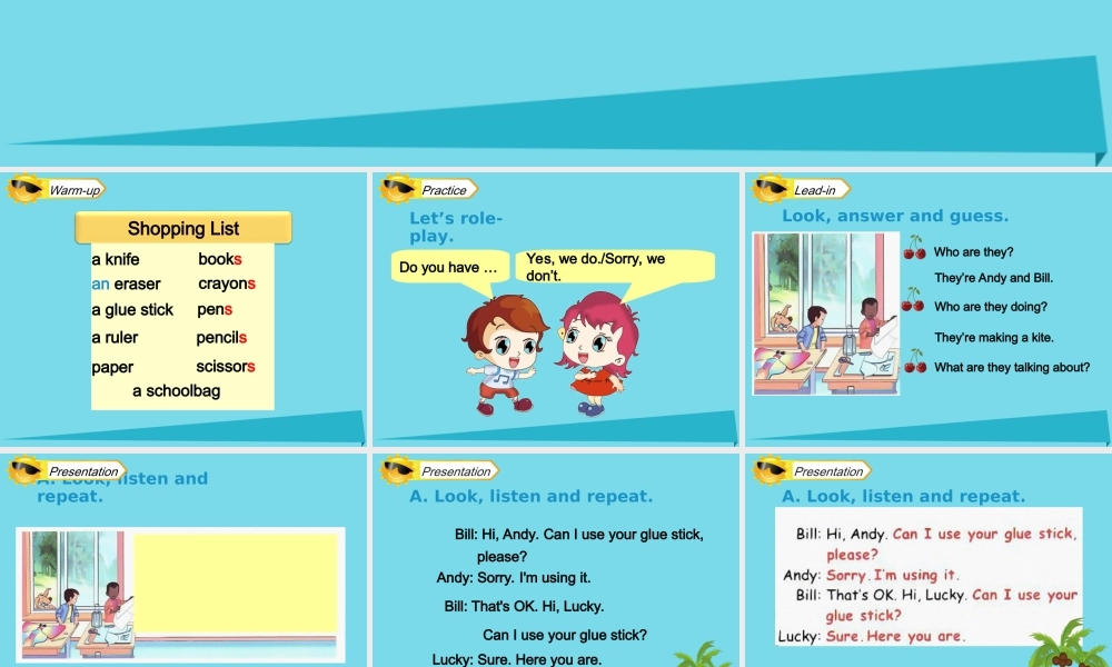 四年级英语上册 Unit 4 Asking for Help（Lesson 2）课件 人教新起点-人教新起点小学四年级上册英语课件